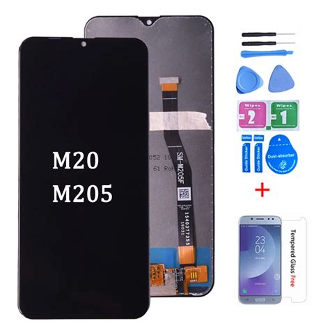 LCD For Samsung Galaxy M20 M205 M205F SM M205F/DS LCD Display With Touch Screen Digitizer ...