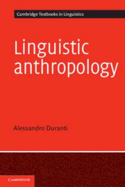 Linguistic Anthropology