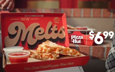 Pizza Hut Melts $6.99 Commercial Song | Pizza hut, New pizza, Food