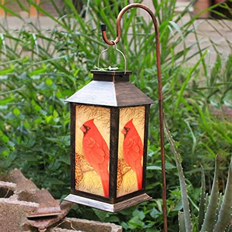 Solar Lanterns, Outdoor Hanging Lanterns Waterproof LED Solar Cardinal Lights Tabletop Lamp for ...