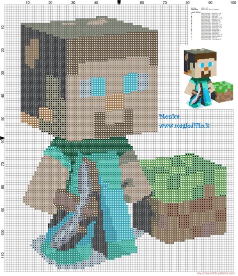 Minecraft Cross Stitch Patterns