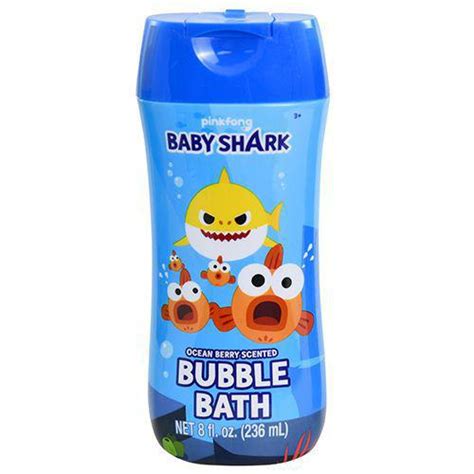 Pinkfong Baby Shark Kids Bubble Bath Body Wash 8 Oz Ocean Berry ...