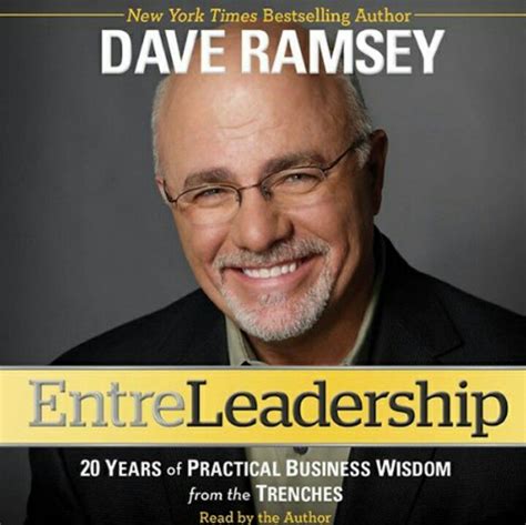 Today's book is EntreLeadership by Dave Ramsey. About 30 minutes in and ...