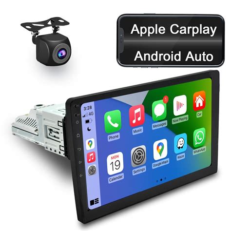 Buy LEROAADZ Single Din Touchscreen Car Stereo, 10 inch Car Radio with Apple CarPlay Android ...