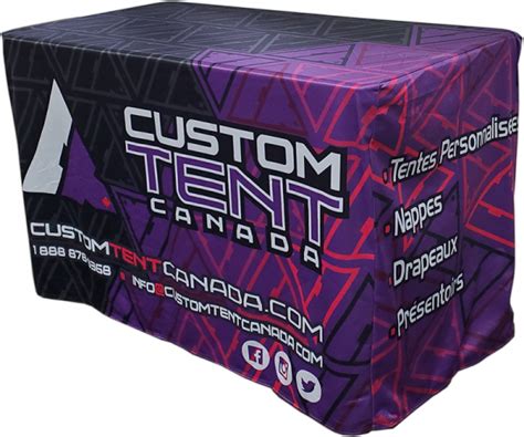 Custom Table Cover 4' - Custom Tent Canada