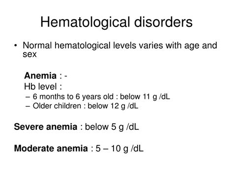 PPT - Hematological disorders PowerPoint Presentation, free download ...