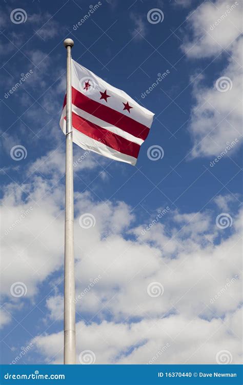 District of Columbia (Washington, DC) Flag Stock Photo - Image of ...