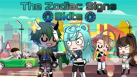 Zodiac Signs II Skits part 2 + bonus skit II Gacha Life II ⚠ cuss warning ⚠ - YouTube