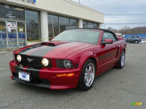 2008 Dark Candy Apple Red Ford Mustang GT/CS California Special ...