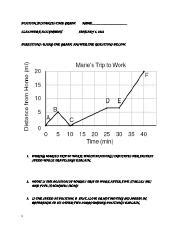 Understanding Position-Time Graphs: Analyzing Marie's Trip to | Course Hero