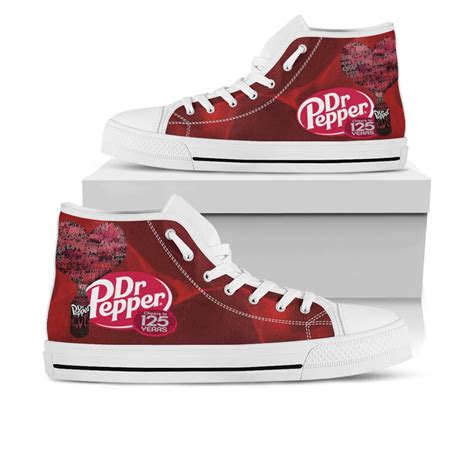 Dr. Pepper Shoes Dr. Pepper High Top Sneaker Soda Pop Fan - Etsy