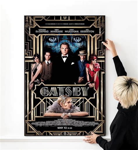 The Great Gatsby Movie Poster High Quality Print Photo Wall Art Canvas ...