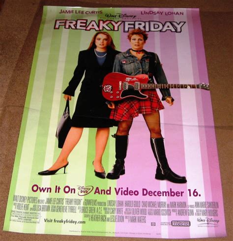 Freaky Friday Movie Poster 27x40 Used Disney Jamie Lee Curtis, Julie G – Mason City Poster Company