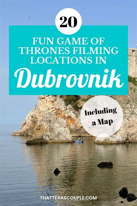 20 Dubrovnik Game of Thrones Filming Locations (With a Map) | Europe ...