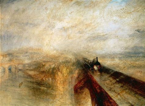 Joseph Mallord William Turner / 'Rain, Steam and Speed -The Great ...