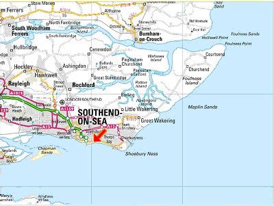 Southend on Sea Map and Southend on Sea Satellite Image