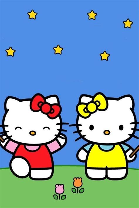 Free download Hello Kitty and Mimmy Hello kitty backgrounds Hello kitty [640x960] for your ...