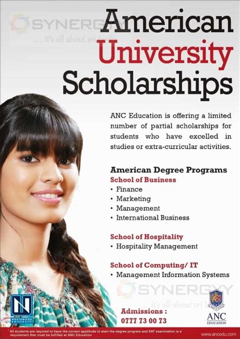 American University Scholarships from ANC – November 2013 – SynergyY