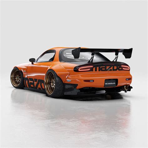 Mazda RX-7 Shows Classic Tokyo Drift Livery in Radical Widebody ...