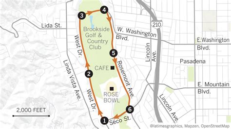 Map Of The Rose Bowl