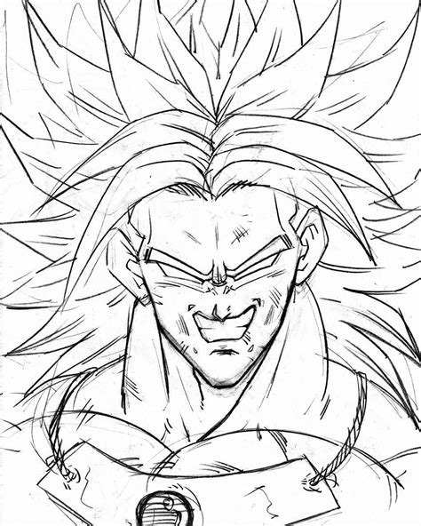 Imagen De Broly Para Pintar - Como Dibujar A Broly Y Freezer Vs Goku Y Vegeta Speed Drawing ...