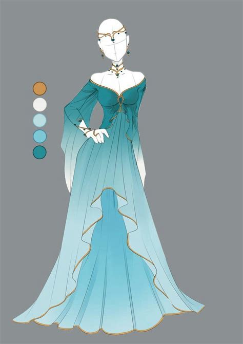 Pin by mich kay on fashion | Fashion design drawings, Anime outfits, Anime dress