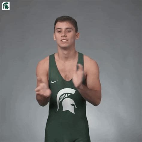 Msu Go Green GIF by Michigan State Athletics