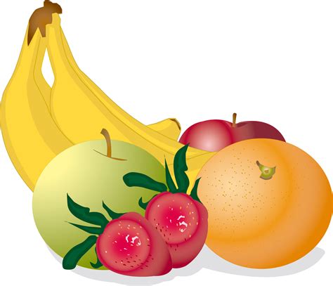 Fruits And Vegetables Vector Png Clipart - Full Size Clipart (#5641142) - PinClipart