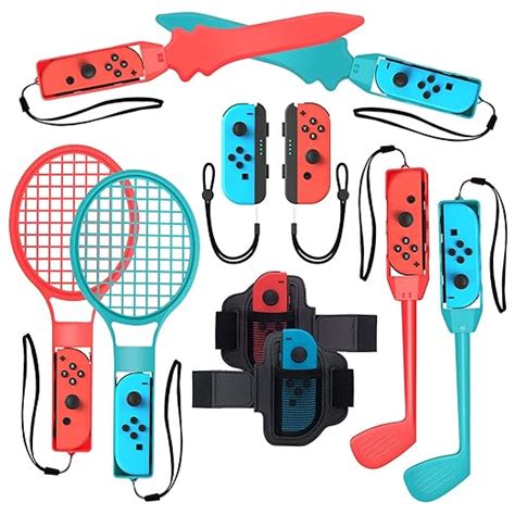 Amazon.com: 2023 Switch Sports Accessories Bundle for Nintendo Switch Games , 10-in-1 Family ...