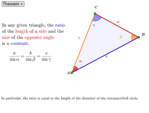 The Law of Sines - Lesson+Practice – GeoGebra