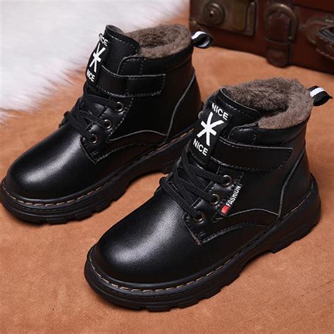 Buy 28-39Autumn/winter Children Plus Velvet Warm Sports Snow Boots ...