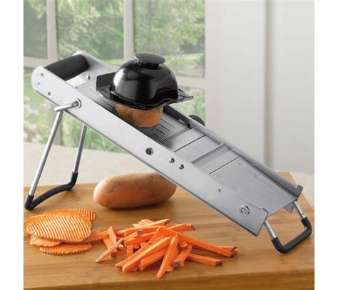 Shop Commercial Stainless Steel Mandoline Slicer at CHEFS. | Mandolin slicer, Mandoline, Kitchen ...