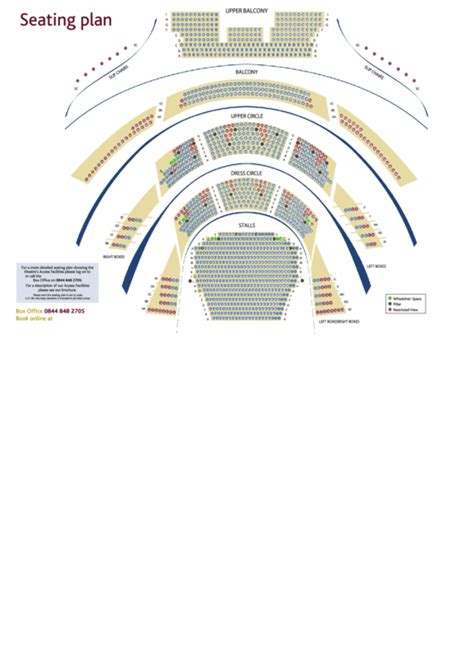 Seating Plan - Leeds Grand Theatre printable pdf download