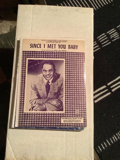 Ivory Joe Hunter..Since I Met You Baby...Sheet Music vg + on eBid United States | 196077393