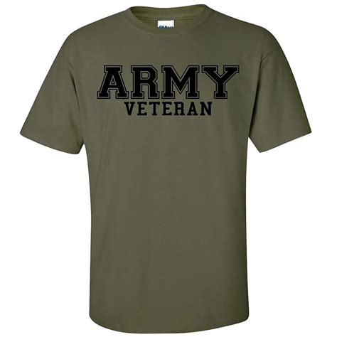 2019 New Fashion Cotton T shirt Army Veteran BLACK Logo Short Sleeve T ...