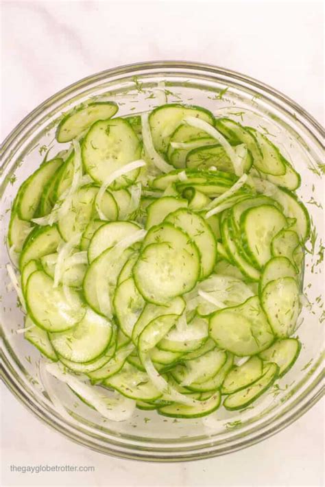 Cucumber Vinegar Salad | The Gay Globetrotter