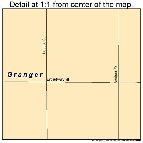 Granger Iowa Street Map 1932160