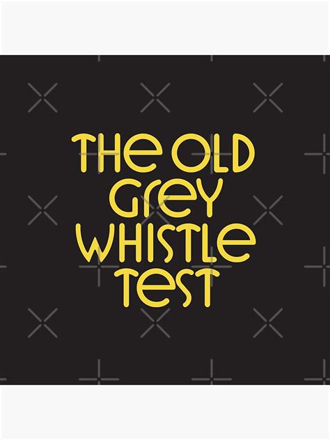 "The Old Grey Whistle Test" Sticker for Sale by ChrisOrton | Redbubble