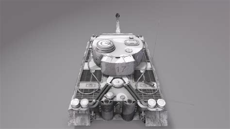 Tiger H1 Tank - 3D Model by Kostiantyn Chudak