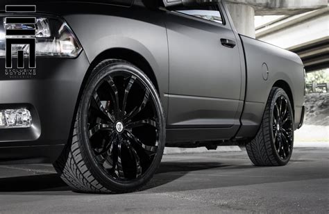 Sleek Matte Black Ram Performance Truck