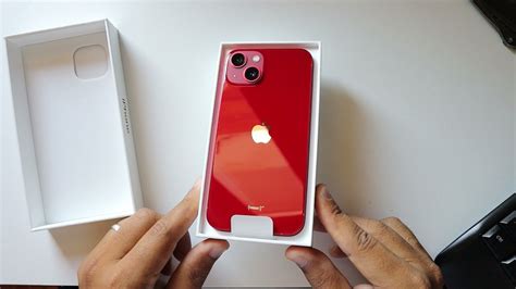 Unboxing Apple iPHONE 13 128gb PRODUCT RED - YouTube