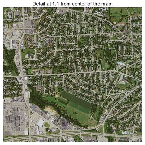 Aerial Photography Map of Dubuque, IA Iowa