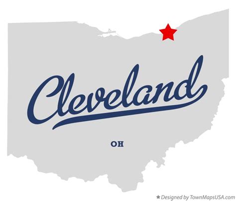 Cleveland, Oh Map