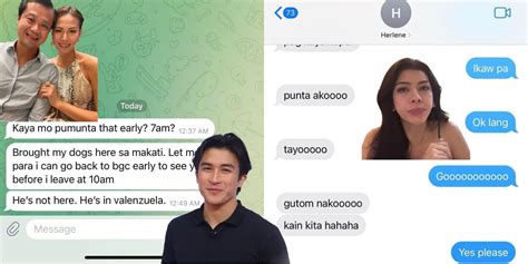 Oh no! Rob Gomez uploads convos with Herlene Budol and Sen. Win Gatchalian's partner