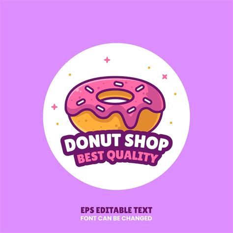 Premium Vector | Donut king logo vector icon illustration in flat stylepremium isolated donut ...