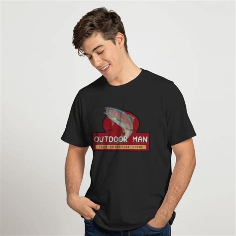 Outdoor Man - Outdoor Man - T-Shirt Designed & Sold By Dennis Williams