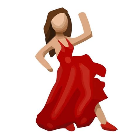 red-dress-dancer-emoji