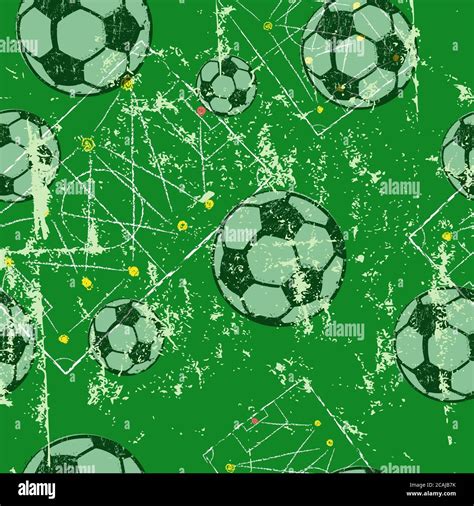 seamless soccer ball vector background, pattern, texture, mock up, template vector illustration ...