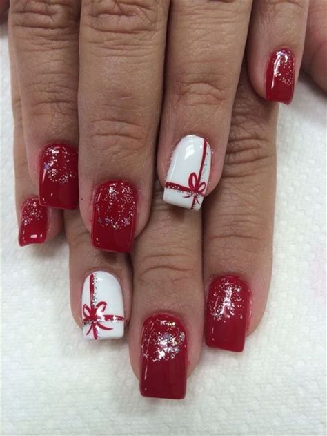 50 Gorgeous And Cute Christmas Square Nail Designs For The Coming ...