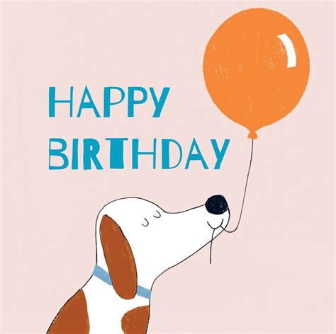 Nuovo Group Card - Happy Birthday Dog by Prue Pittock